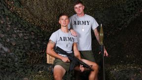 Hot Military Men - Brandon Anderson & Ryan Jordan Share Intense Passion - Pride Studios