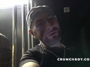 MAX french slut holte breed by arab PISS TAHAR in public toilets IDM SAUNA Fro CRUNCHBOY