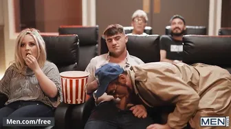 Troye Dean Catches Dante and Michael Barebacking in Empty Theater