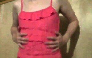 Sexy Crossdresser in pink