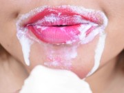 ASMR: Icecream Tongue Tease + BBW Feedee Food Porn