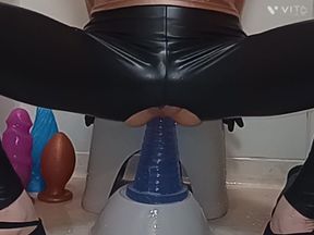 Sissy-Kuroko Anal Huge Dildo