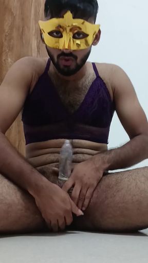 Sexy Femboy Crossdresser in Hot Lingerie