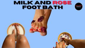 Milk and Rose Foot Bath