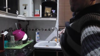 I fuck the housekeeper and cum inside