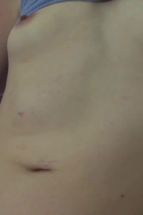 Holly using the magic wand vibrator on her pussy