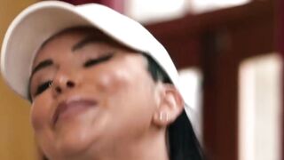STEP-DAUGHTER TURNED PORNOGREAT! Kimmy Kimm Seduces cougar Romi Rain Into The Most EPIC Twister Of Titted And Ink!