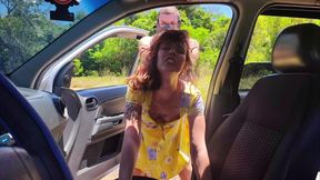 Couple Goes Camping on Halloween and His Wife Ends up Being Fucked by Monster