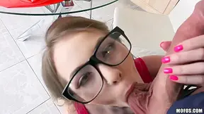 Angel Smalls And Brad Knight In Nerdy Babe Gets Anally Fucked