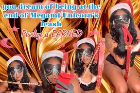 you dream of being at the end of Megami Unicorn’s leash - privilege is EARNED!