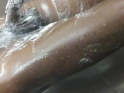 Rubbing soap on myself : shower preview