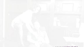 Gorgeous MILF therapist pleases client with her tight hole