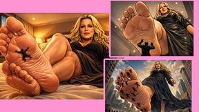 Your Friend's Hot Mature Mom - Giantess MILF Feet Crush POV & Adoration