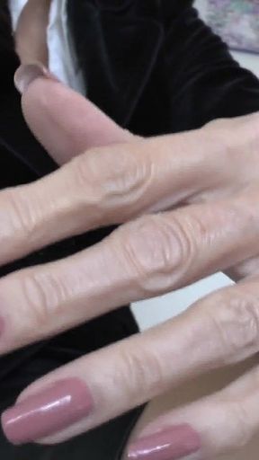 Exciting Pink Fingernails, Such Beautiful Hands, Lady Victoria Valente