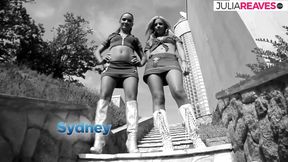 Sexy girls suck a huge cock then ride it to mouth cumshot