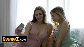 Fat blonde penelope kay, coco lovelock & Mike Mancini in insane gang bang