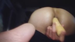 Anal Masturbation with Dildo
