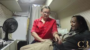 imagine fucking grandmother in an old mobile home in the middle of the city