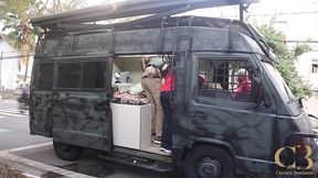 imagine fucking grandmother in an old mobile home in the middle of the city