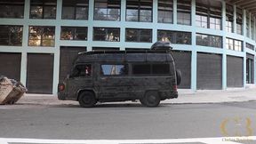 imagine fucking grandmother in an old mobile home in the middle of the city