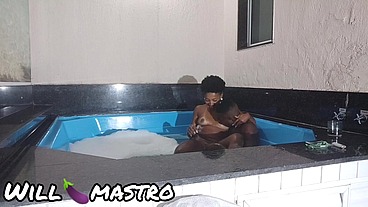 Putaria gostosa na hidro PRETA FOGOSA