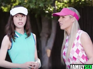 Step parents screw step daughter & step son after pickleball game