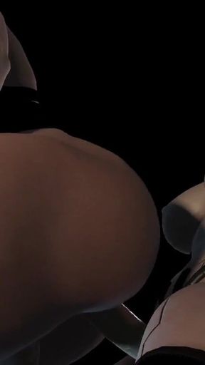 Cyborg Futa takes from behind another Cyborg Futa