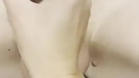 Homemade girl gets her big booty fucked in the booty while receiving a prostate