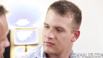 Daddy Rodney Steele bareback fucks twink Brandon Wilde hardcore