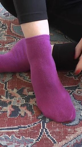 First, the Socks Are Vacuumed, Then Scrubbed, and Then Covered in Cum, POV, JOI, Lady Victoria Valente