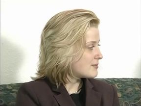 Lesbian interview on the couch - Julia Reaves