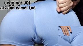Camel toe and ass worship in leggings and JOI
