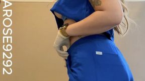 NAUGHTY DENTAL ASSISTANT IN THE BATHROOM