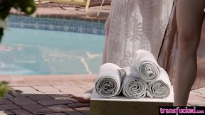 Large pecker tranny couple jean hollywood and shiri allwood drilled sultry milf