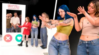 Khalamite has real life Tinder fun in an amateur dating game show massage