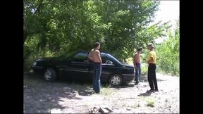 Cum Horny Twink Camper in Trio Fuck