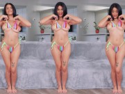 Sexy Syrian gives POV Titjob and Fucks a huge cock with her Natural Jugs