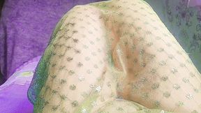 Sexy Femboy Dancing Wild Under Colorful Neon Glow