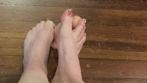 Sexy Big Feet Toe Spread All Over Dildo