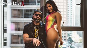TOUGHLOVEX &ndash; Third wheel with Latina hottie Serena Santos