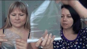 BLOWING UP and POPPING PLASTIC BAGS 20 BP