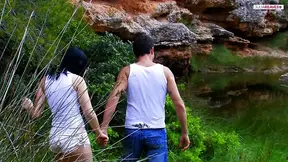 Loud and messy outdoor banging session
