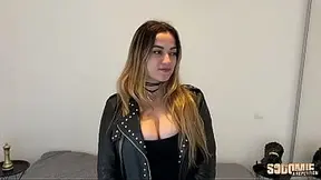 Hot COUGAR Marta invites brunette for a hot threesome