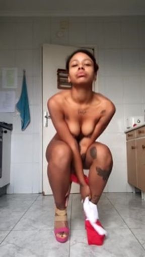 Dominican posing for us