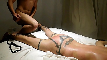 my step mom was so desperate for a dick that I had to fuck her ass a lot and hit her a lot with a whip until she calmed down