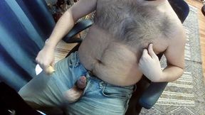 solo ball busting cbt till I cum on my jeans