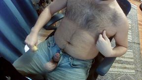 solo ball busting cbt till I cum on my jeans