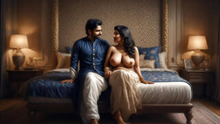 Une bombe lui lèche l'anus puis se fait baiser sauvagement dans le sien.