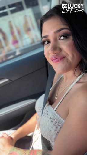 Getting A Taste Of Big-Tits Brunette Alice Thunder
