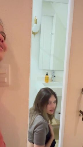 Giving orders to a stranger in a public bathroom   Clip 2